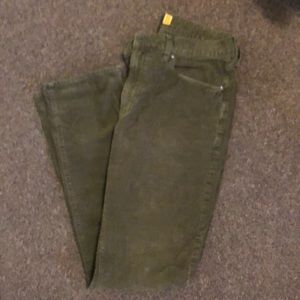 JCREW brown corduroy pants 32/34